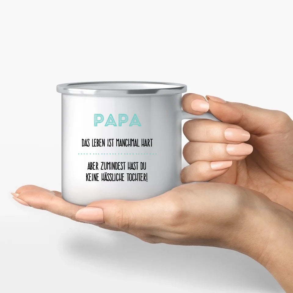 Motivtasse Vatertag "hübsche Tochter"