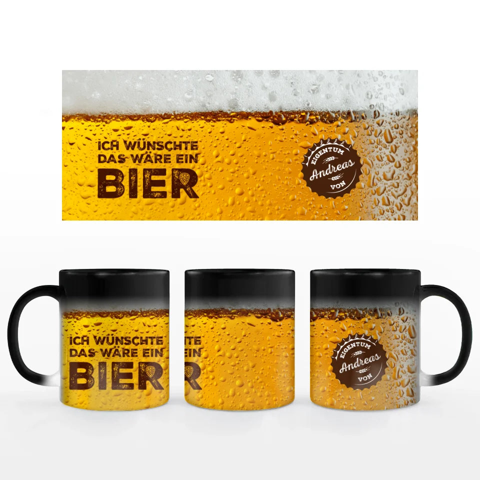 Motivtasse "Wunsch-Bier"