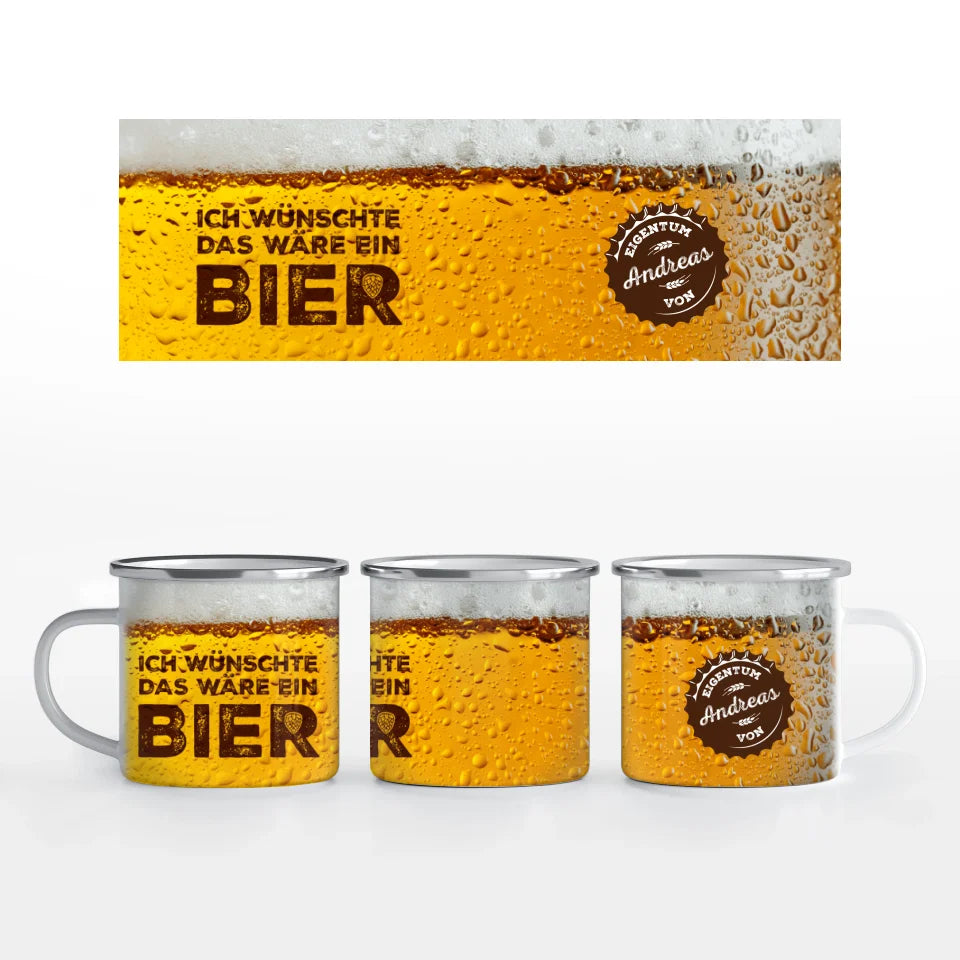 Motivtasse "Wunsch-Bier"