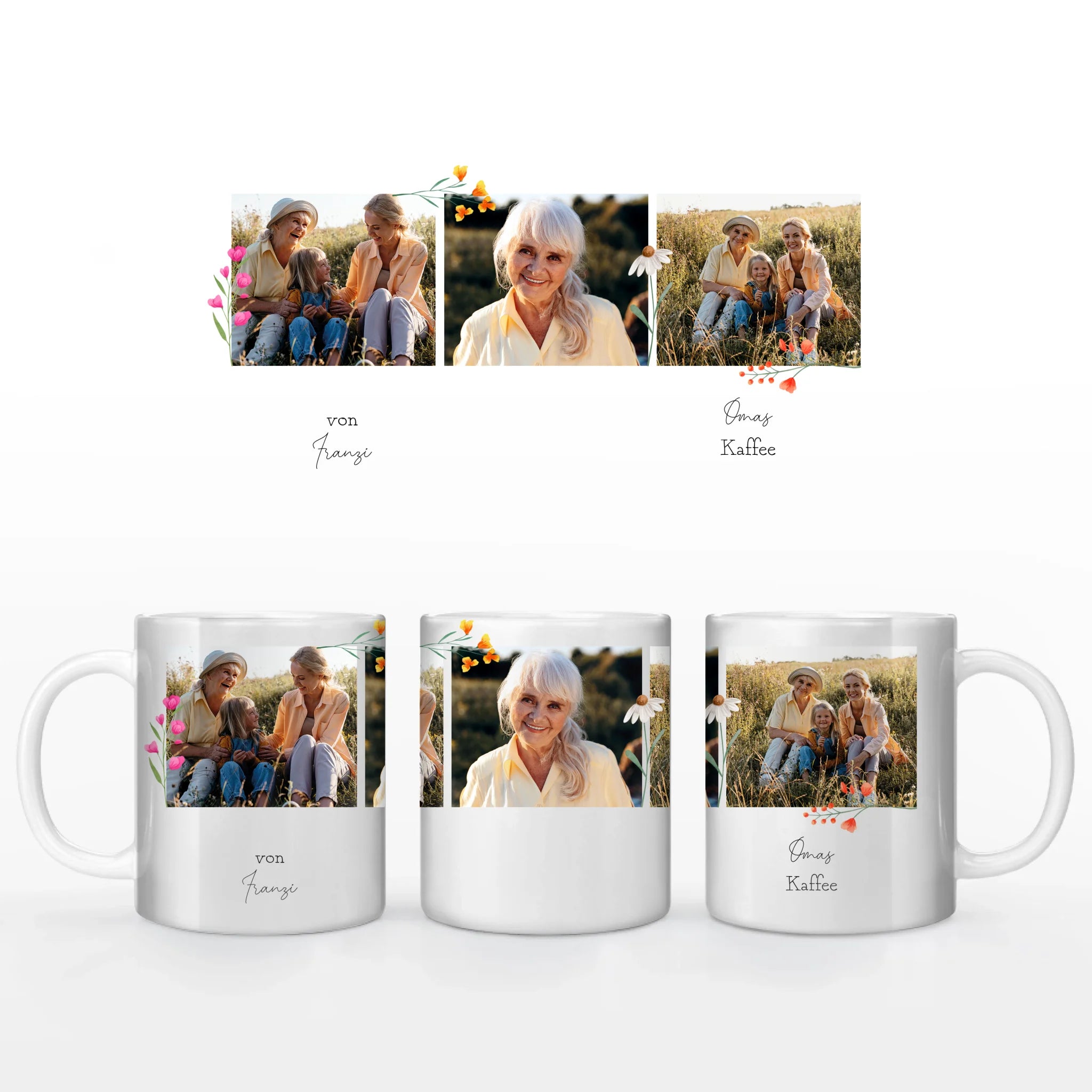 Fototasse Oma
