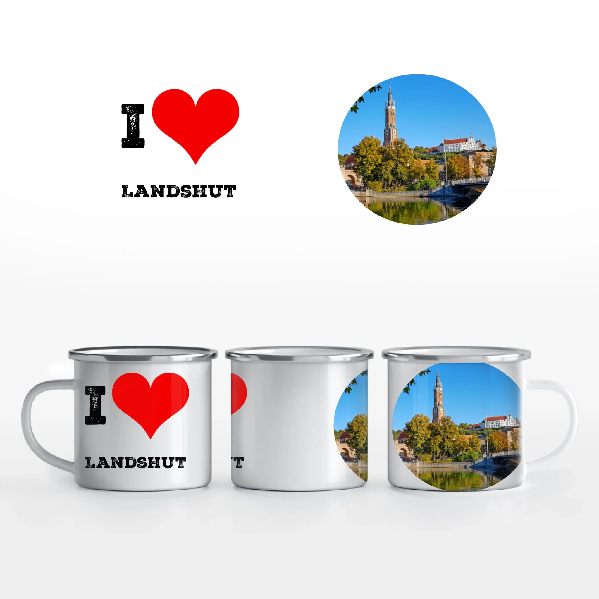 Motivtasse "I Love"