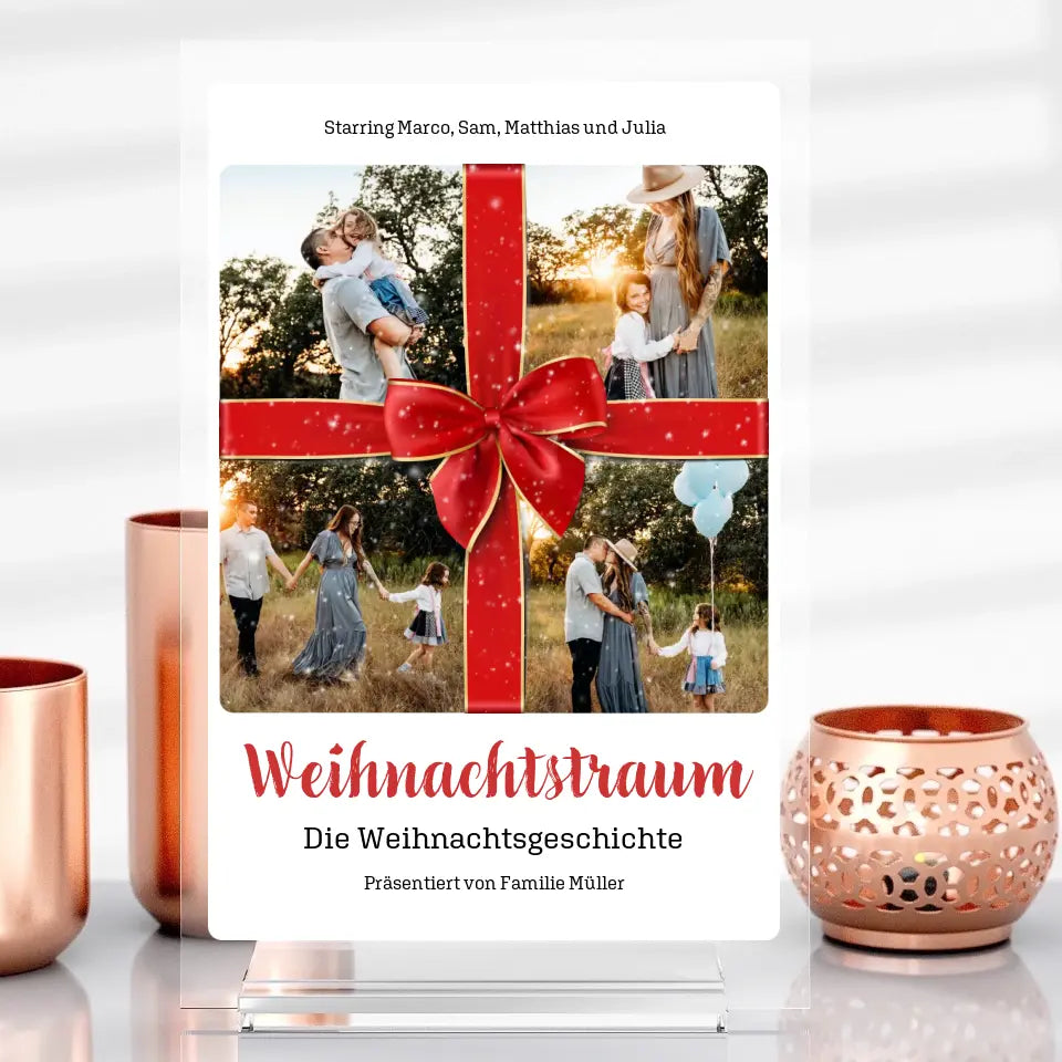 Weihnachtsfilm-Poster als Geschenk