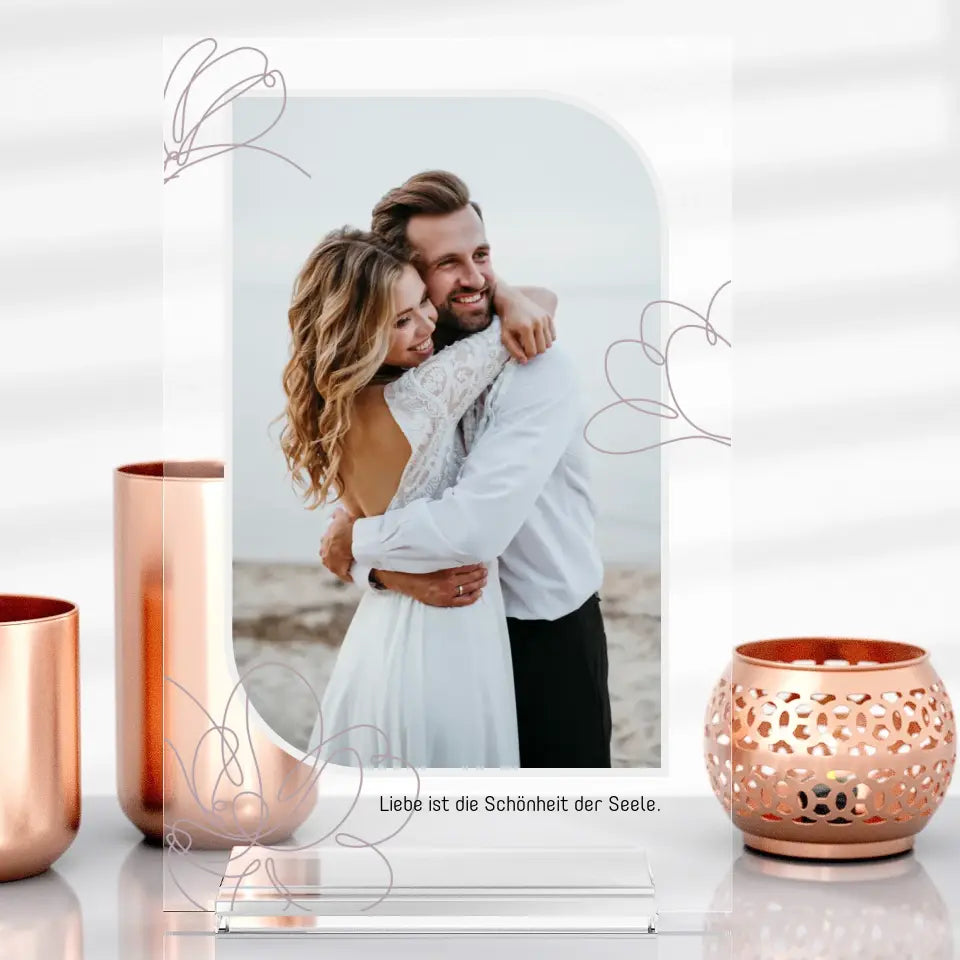 Couple Aufsteller aus Glas