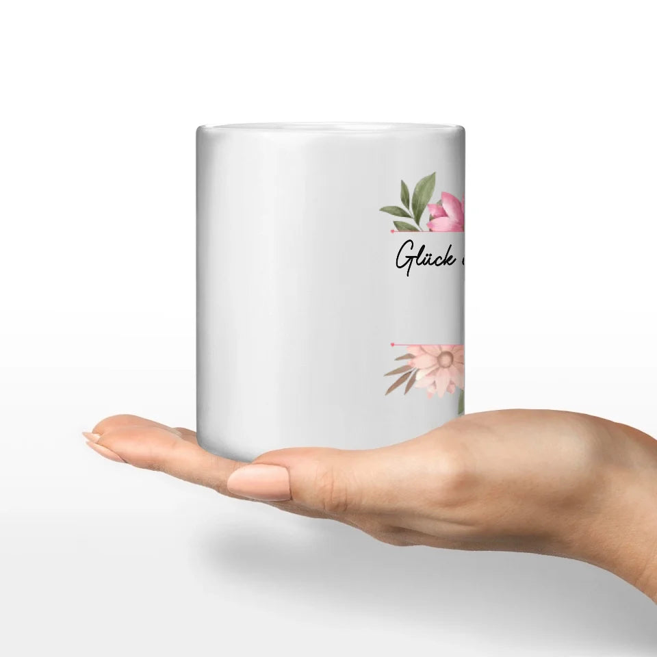 Motivtasse Muttertag "Glück"