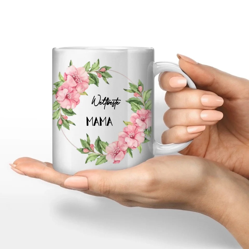 Motivtasse Muttertag "weltbeste Mama"