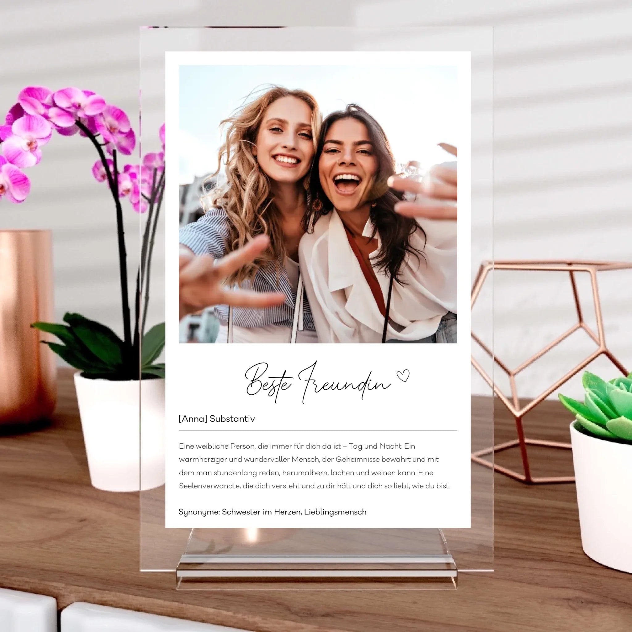 Definition Aufsteller aus Glas