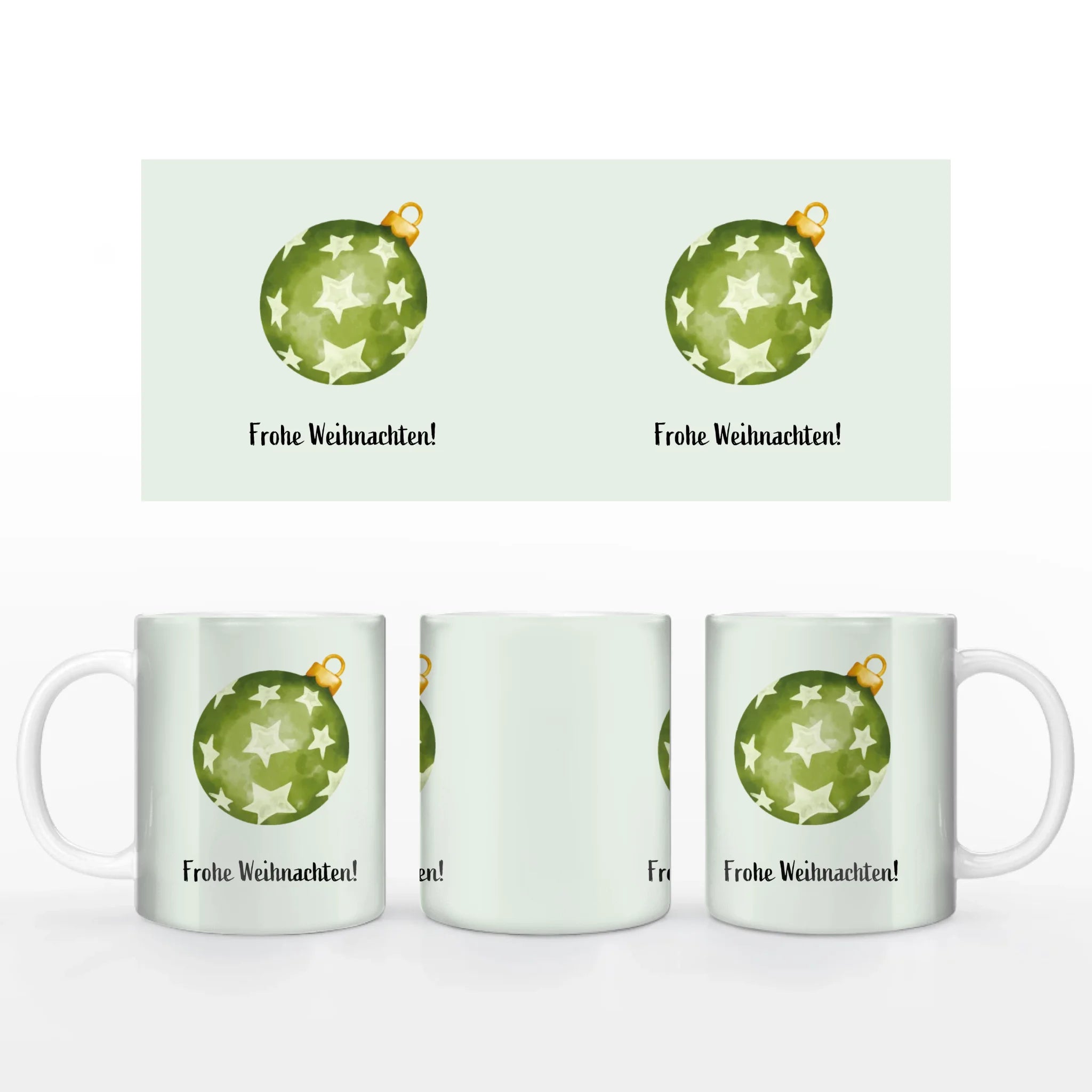 Motivtasse "Christbaumkugel"