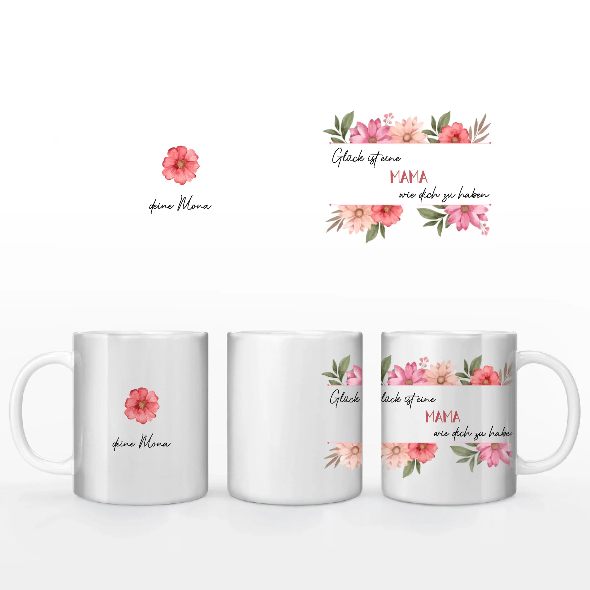 Motivtasse Muttertag "Glück"