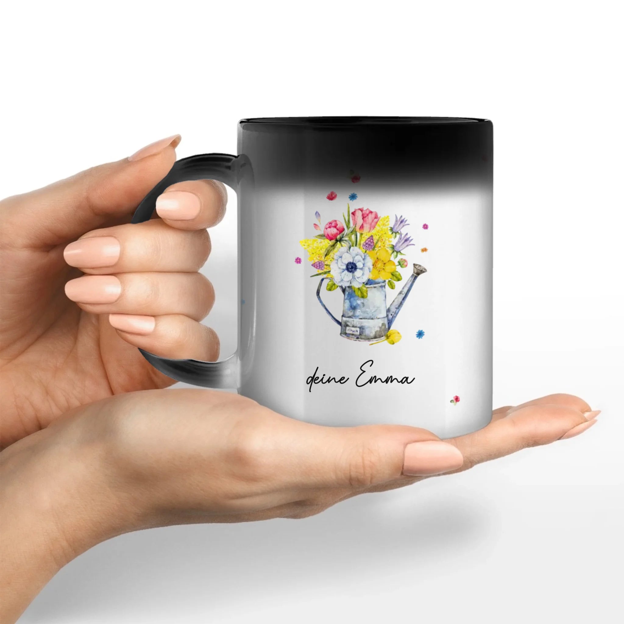 Motivtasse Muttertag "Blümchen Gießkanne"