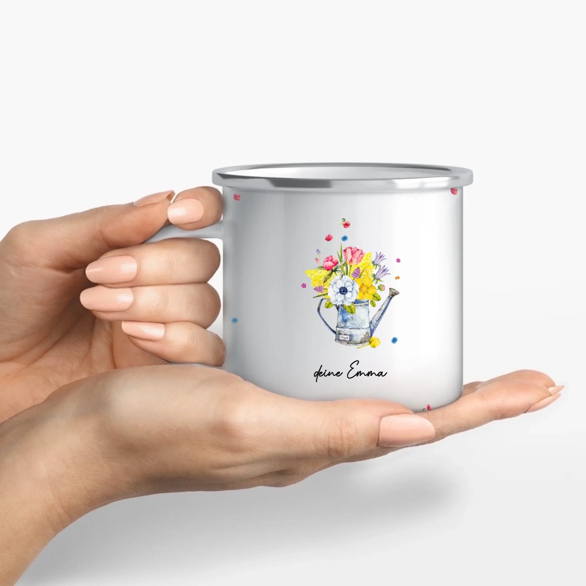 Motivtasse Muttertag "Blümchen Gießkanne"