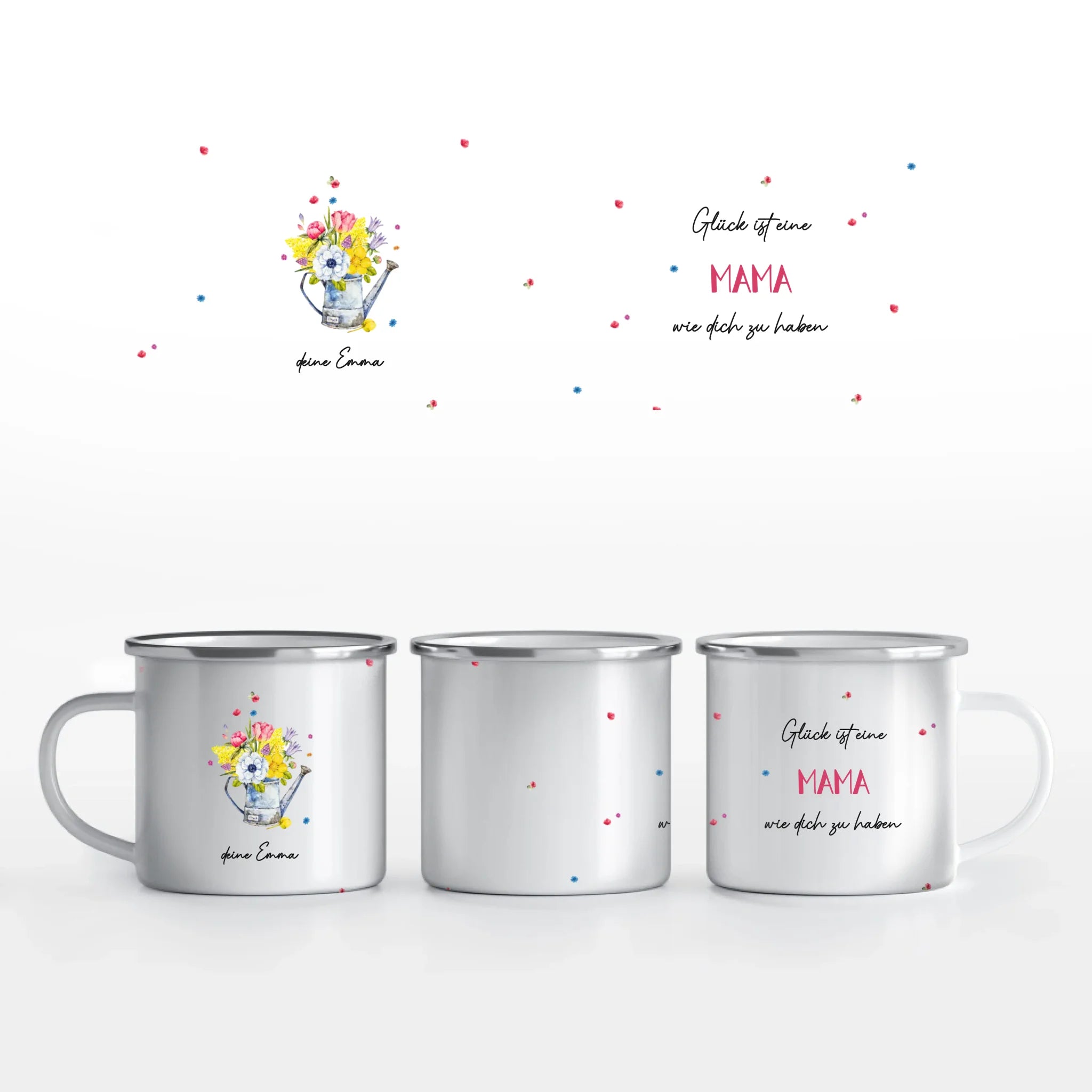 Motivtasse Muttertag "Blümchen Gießkanne"